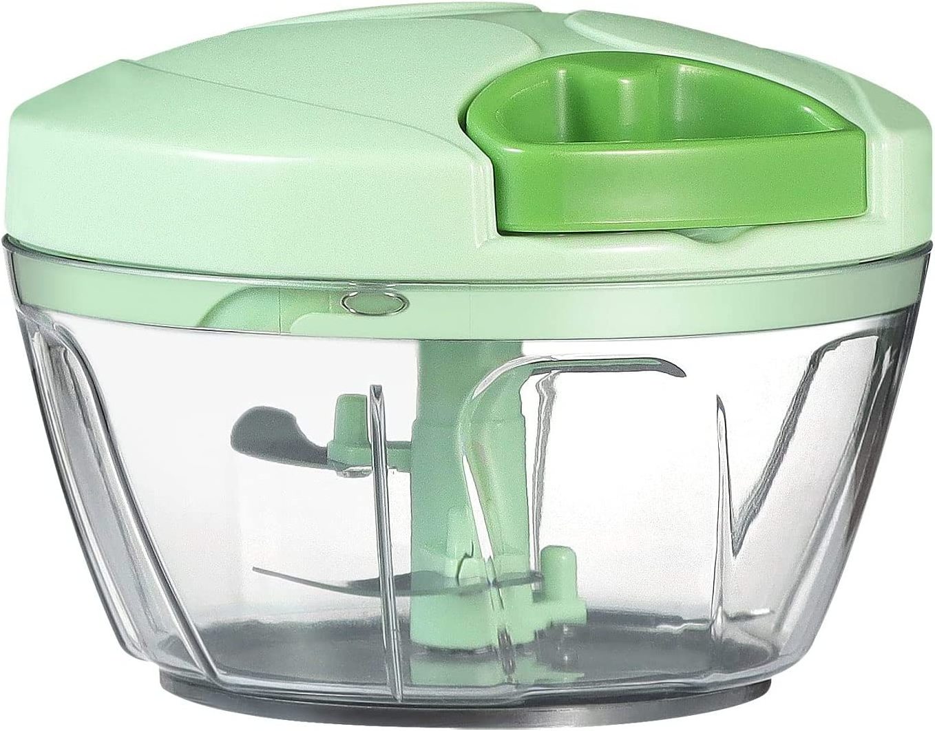 Manual Food Processor Vegetable Chopper Portable Hand Pull String Garlic Mincer Onion Cutter