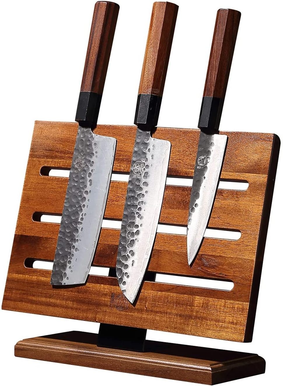 Professional Customization Kitchen knife holder wood stainless steel magnetic magnetic knife holder block