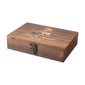 Customized Logo Wholesale Handmade Wholesale Wood Humidor Cigar Storage Cases Manufacturer Wooden Cigar Boxes