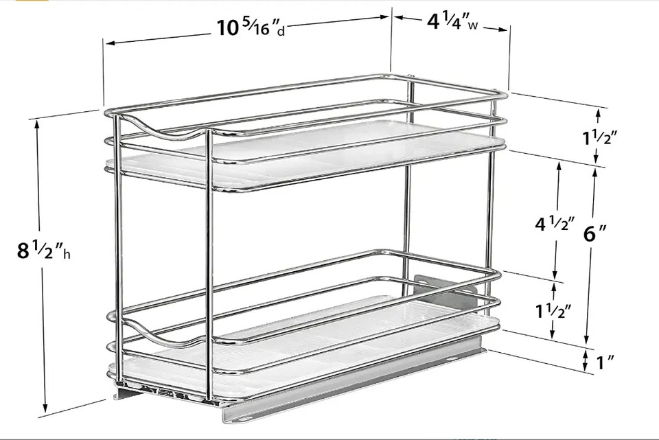 Pull Out Spice Rack Organizer Easy Mount Cabinet Spice Rack Kitchen Organizer Spice Organizer Shelf