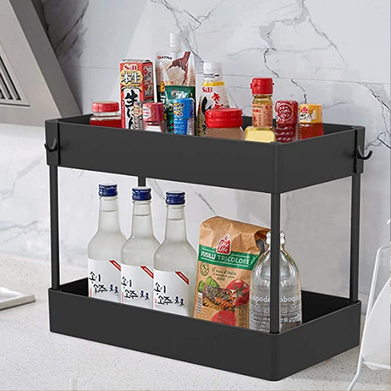 Wholesale under shelf organizer  -under sink storage for bathroom 2 tier organizer