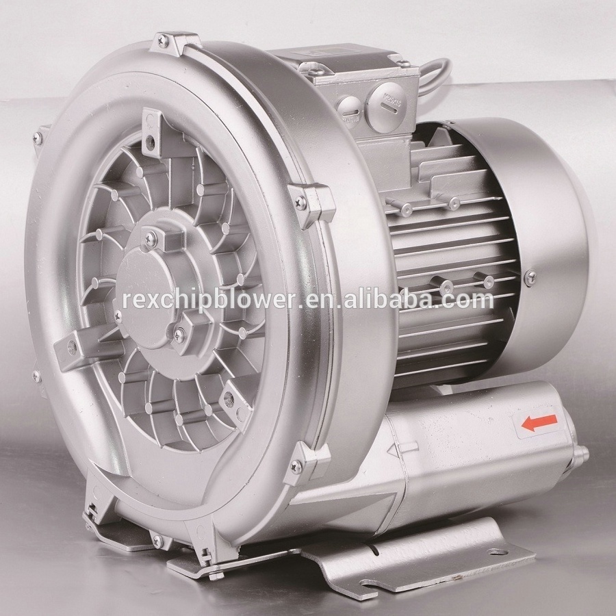 1300W hot sale big airflow electrical air ring blower for waste water from plating plant