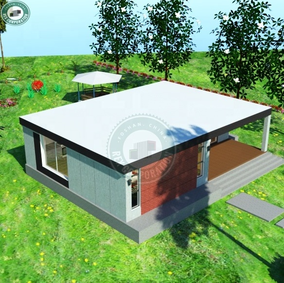 US Standard Luxury Modular Container Homes Prefabricated House for Sale Cement Fiber Board Sip House Kit