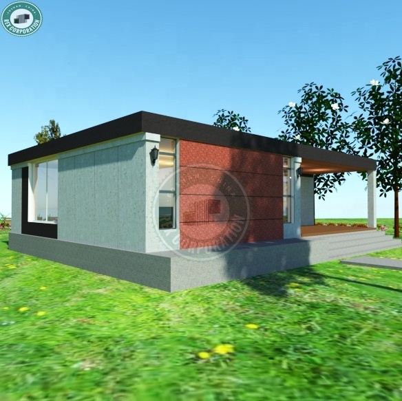 US Standard Luxury Modular Container Homes Prefabricated House for Sale Cement Fiber Board Sip House Kit