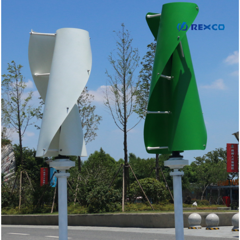 Wholesale windmill 600W vertical wind turbine helix type 24/48V maglev generator 10000 watt wind turbine price