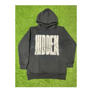 High Quality Reasonable Prices 100% Cotton Distressed Embroidery Pullover Hoodies Available In Different Color And Sizes