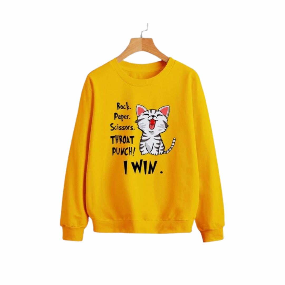 Cute Funny Cat Unisex Sweatshirt Autumn Winter New Cat Hoodies Fashion Pullover Black Couple Hoodies