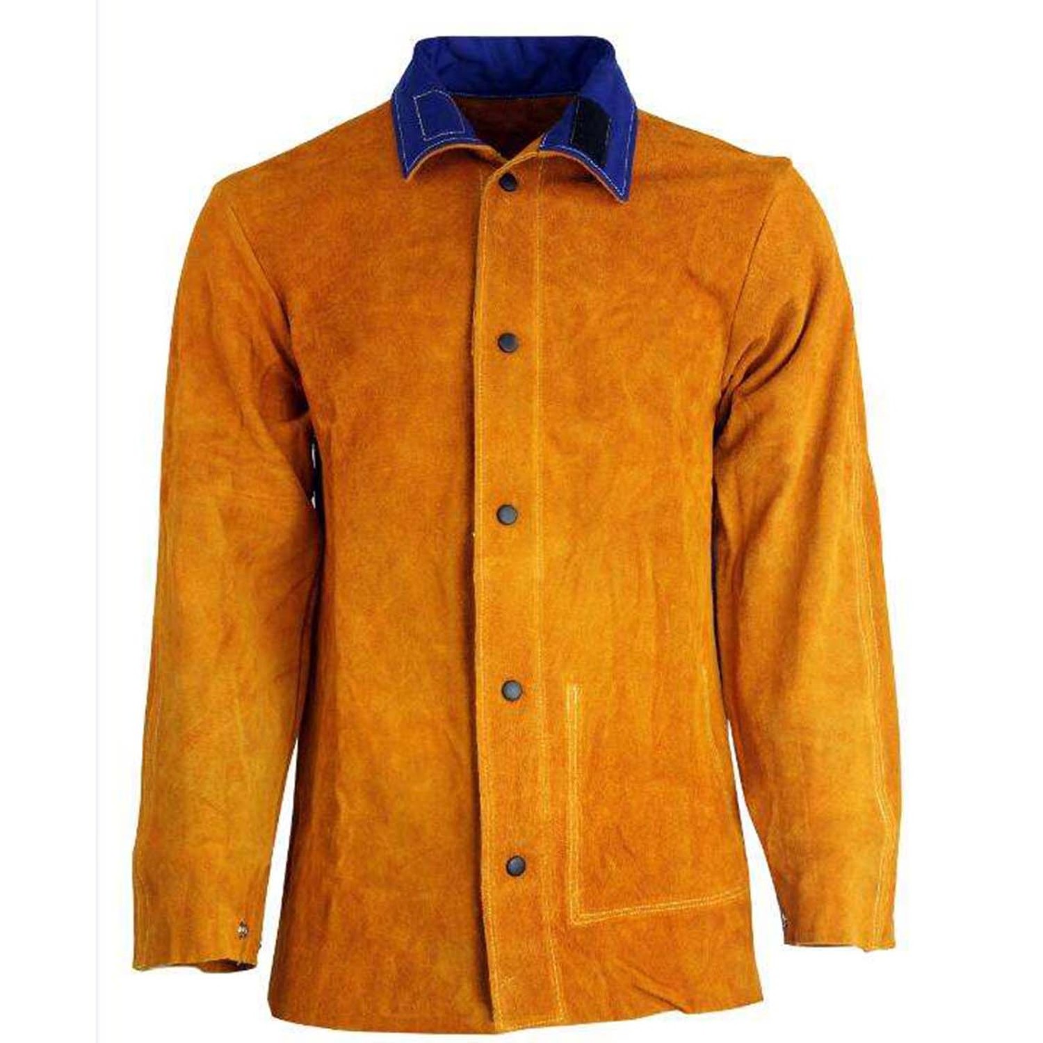 Heavy Duty Welder Jacket Heat Resistant Flame Retardant Fire Proof Safety Works Jacket Welding Clothing