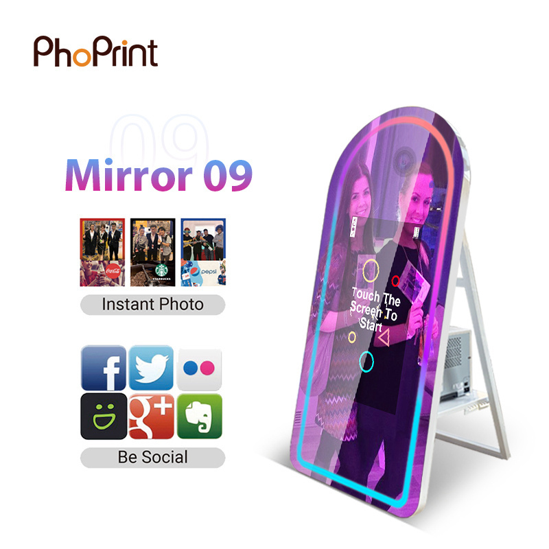 Hot Sale Magic Mirror Photo Booth for Sale Selfie Photo Mirror booth Fotomation