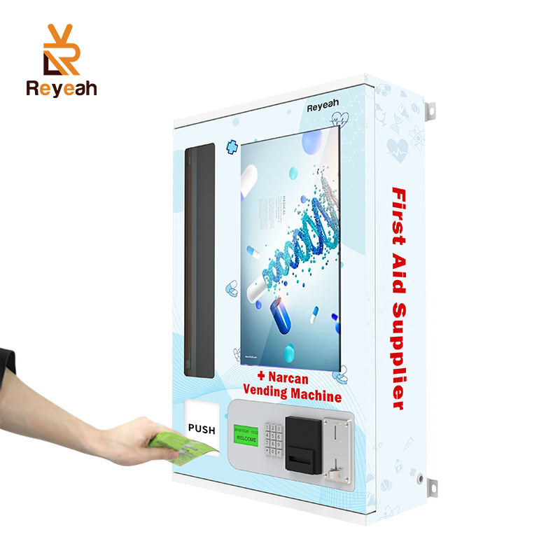 Reyeah Automatic Mini Wall Mounted Vending Machine With Showcase