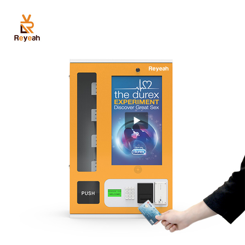 Coin Operated Mini Wall Mounted Mobile Phone Ipad Charger Vending Machine in Bus Station