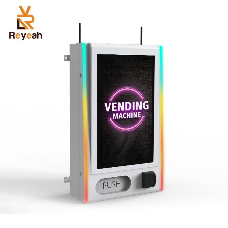 Reyeah Wall Mounted Touch Screen Mini Vending Machine With Card Reader And ID Card Reader Age Verification