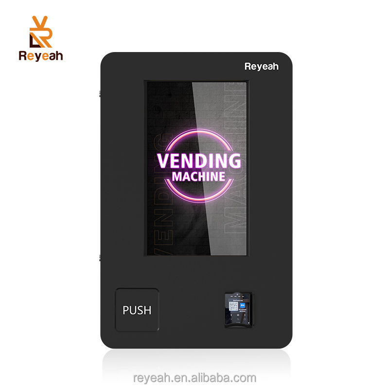 Wall Mounted Id Card Reader Small Vending Machine With Touch Screen Selling Small Products