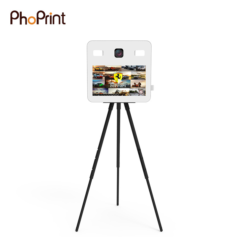 Phoprint Selfie Photo booth Sharing Box with Camera and Printer