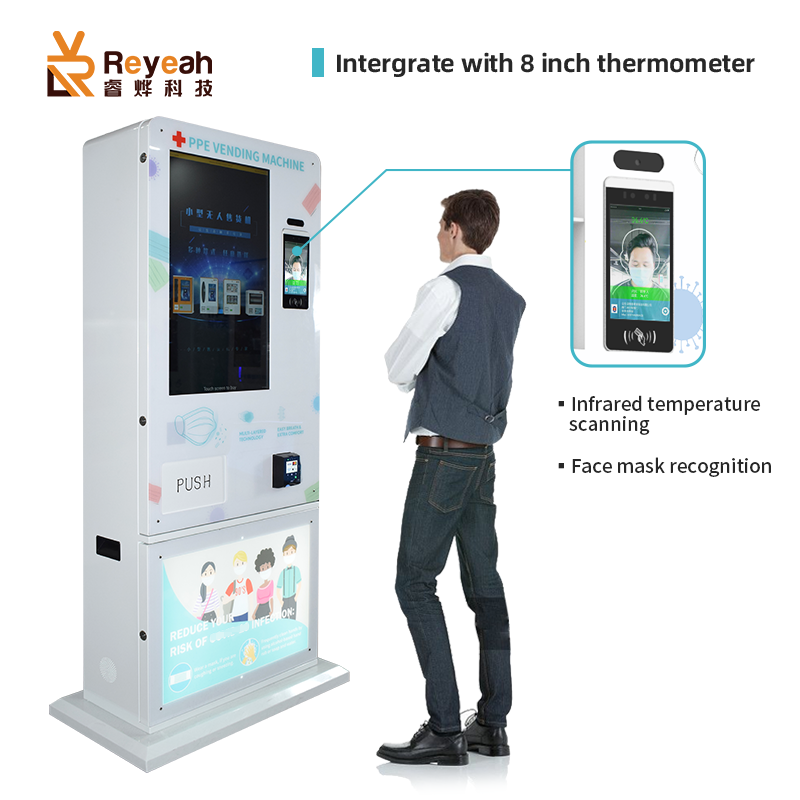 Large Stand Vending Machine Contactless Vending PPE Products Vending Kiosk