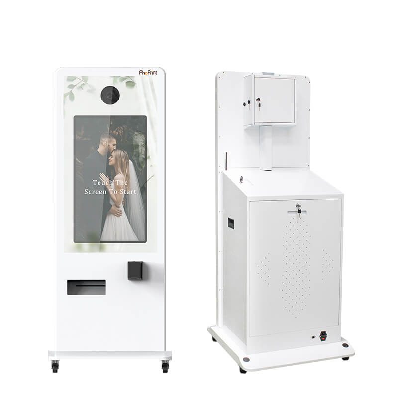 Korean Photo Booth Touch Screen Credit Card Payment Self Service Mirror Photo Booth For Rent