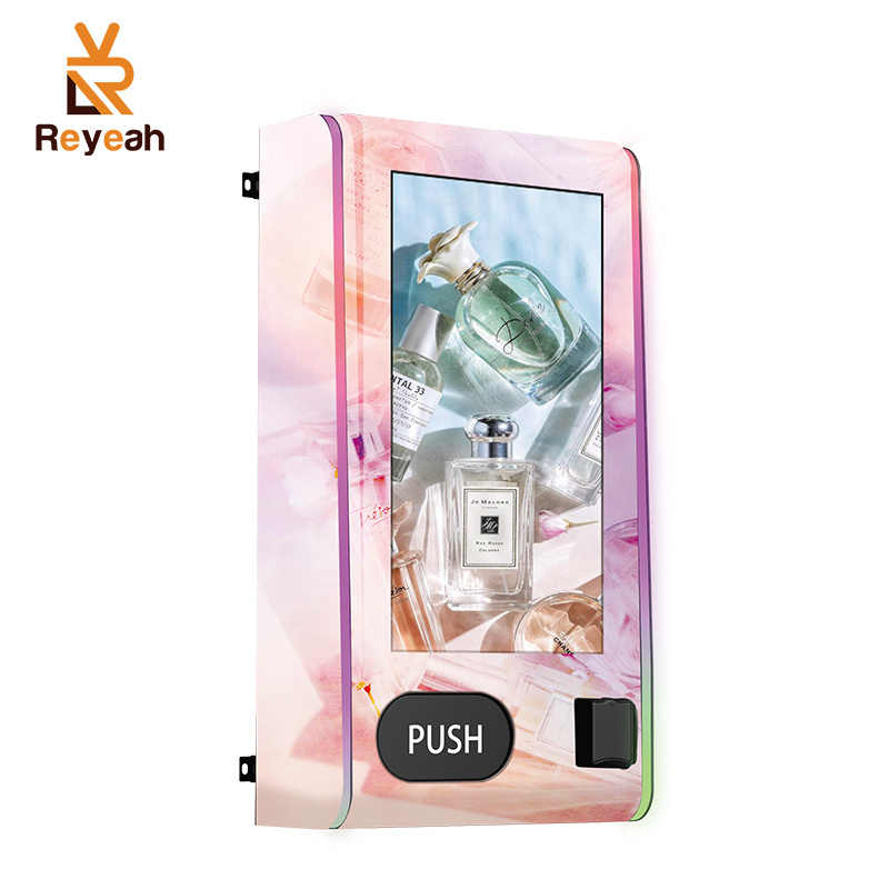 New Arrival Custom Design Perfume Spraying Smart Wall Mounted Perfume Spray Vending Machines With Card Coin Cash