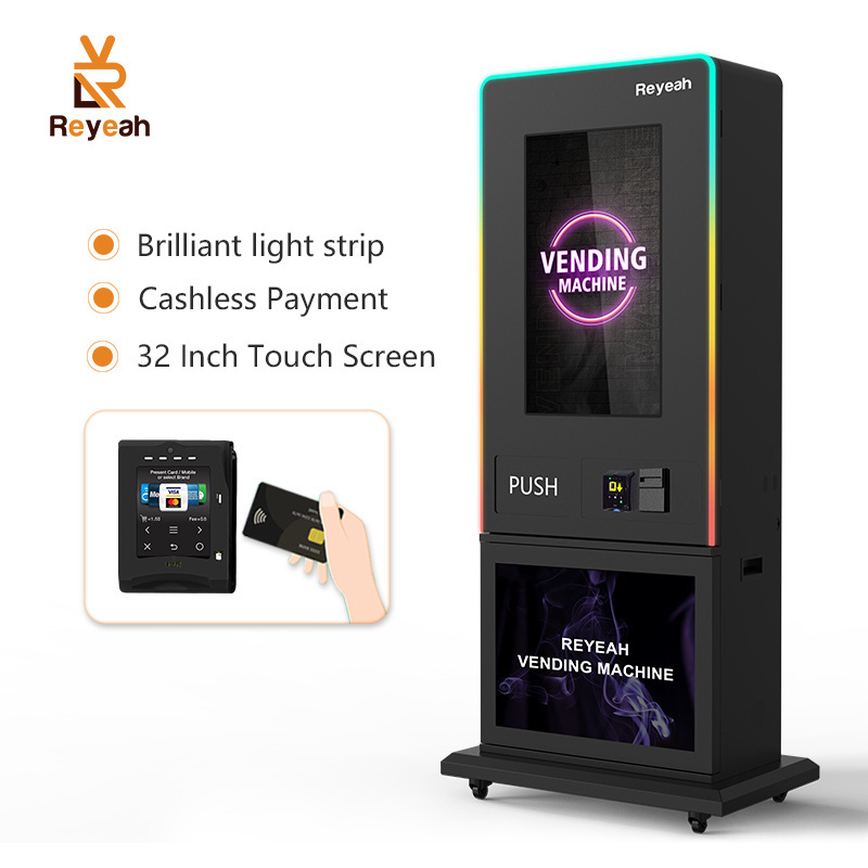 Factory Price Freshly Commercial Stand Up Vending Machine Age Id Verification Vending Machine