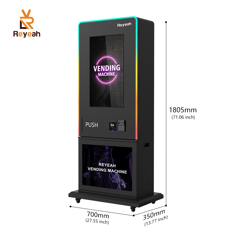 Factory Price Freshly Commercial Stand Up Vending Machine Age Id Verification Vending Machine