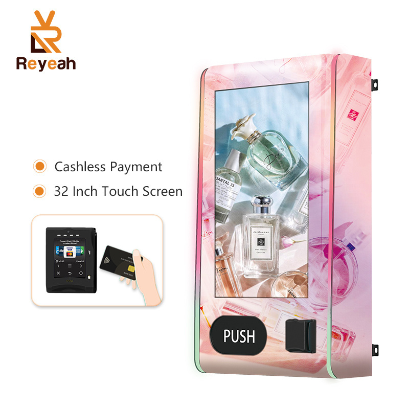 Tabletop Small Perfume Spray Vending Machine Cash And Cashless Payments Vending Machines For Spraying Perfume