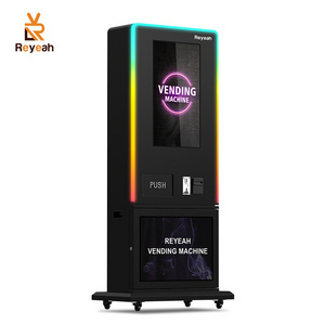 Automatic Combo Vending Machine With 32 Inch Digital Screen Age Verification Vending Machine With Id Card Reader