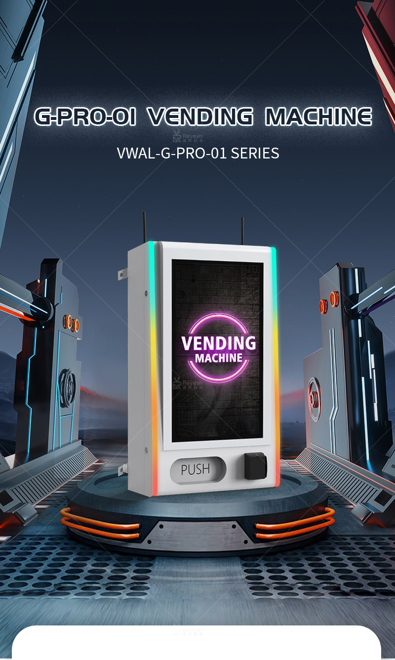 Wall Mounted Vending Machines Touch Screen Smart Self Service Tobacco Digital Id Card Reader Vending Machine Age Verification