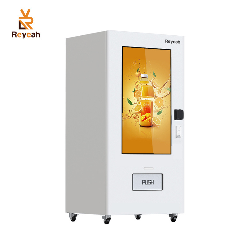 Factory Supply 55 Inch Touch Screen Vending Machine Customized Drinks Food Snack Combo Vending Machine With Elevator