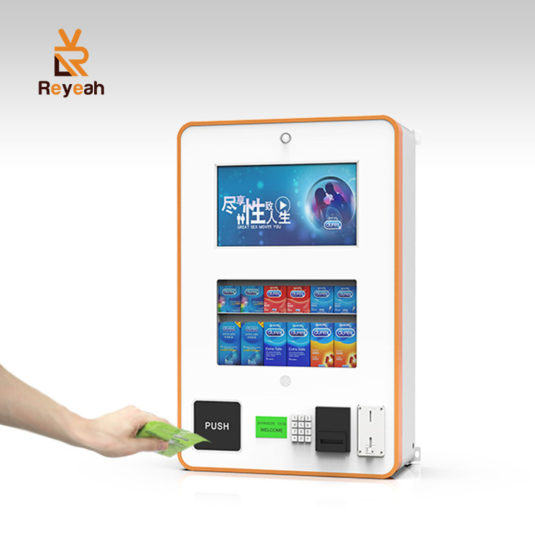 digital display vending machine sanitary towel vending machine coin operated for school mall