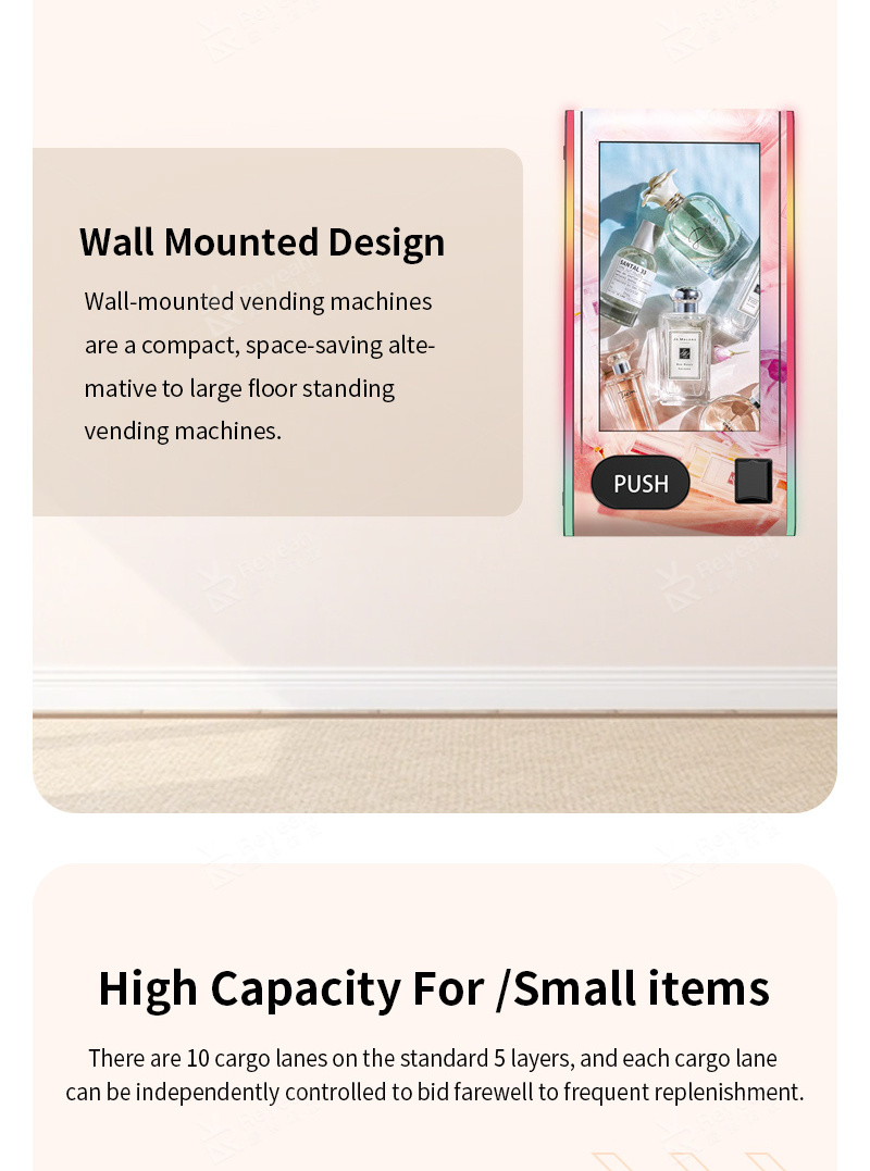 Wall Mounted Perfume Spray Vending Machine Perfume Vending Machine China