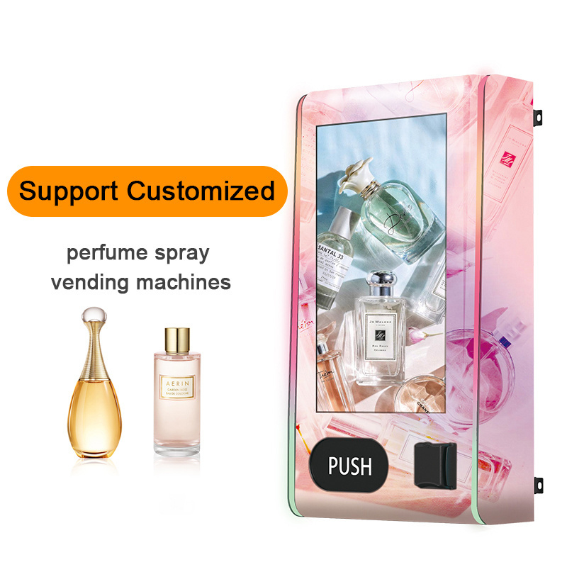 2024 New Arrival Custom Design Perfume Spray Smart Wall Mounted Perfumes Vending Machine