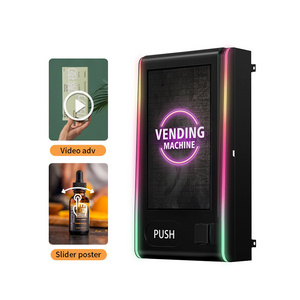 mini card champagne vending machine 32 inch touch screen vending card reader