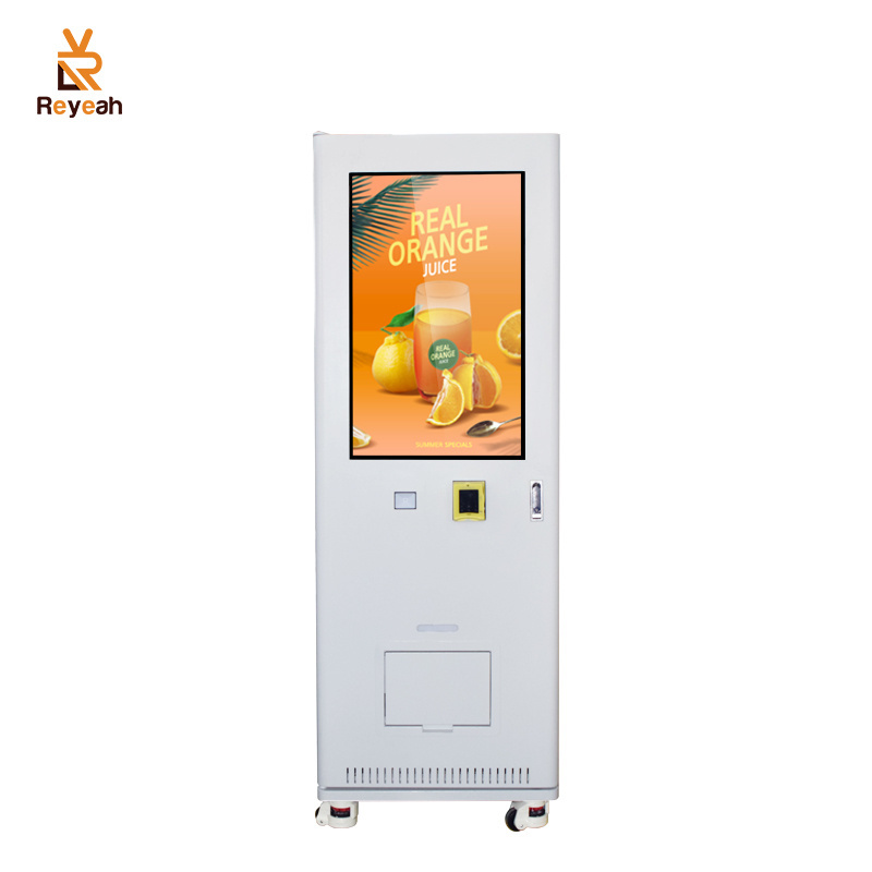 Reyeah Belt Conveyor beverage vending machine drink wine fruit salad egg vegetable sandwich Elevator Vending Machine for sale