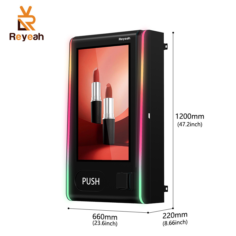 Smart Touch Screen Beauty Supply Product Vending Machine For Eye Lash Hair Lipstick Perfume Fragrance