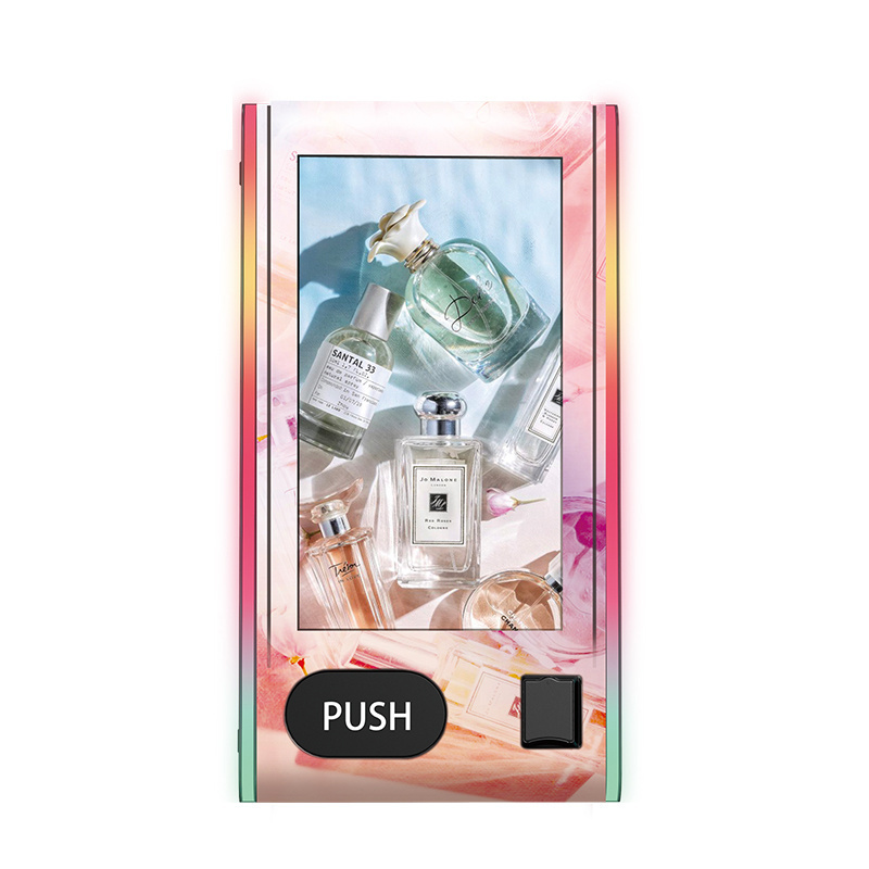 Tabletop Small Perfume Spray Vending Machine Cash And Cashless Payments Vending Machines For Spraying Perfume