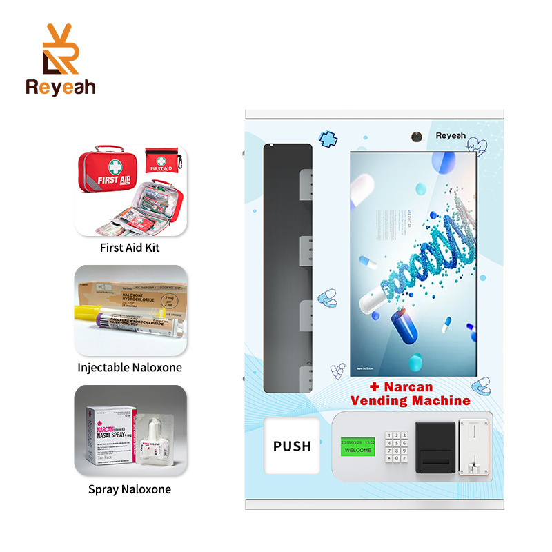 2023 Pharmacy Vending Machine For Sale Medical Hygiene Vending Machines Wall Mount Design Digital Screen Vending Machine