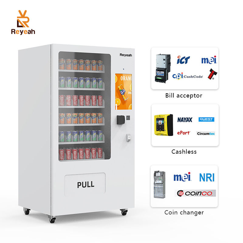 Export Europe Popular Multifunction Vending Machine for drinks and snacks Soda Vending Machine