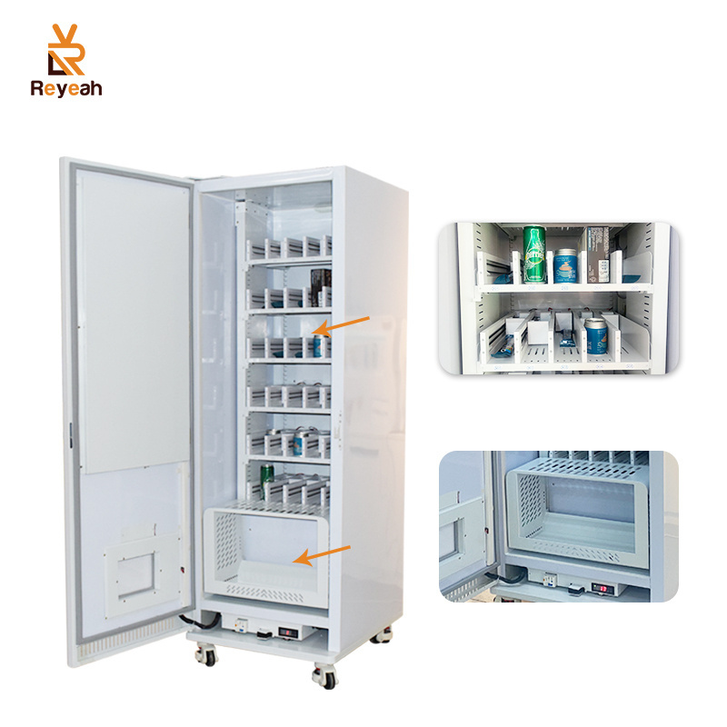 Popular Slim Drink combo vending machine plastic bag atm vending machine for foods and drinks