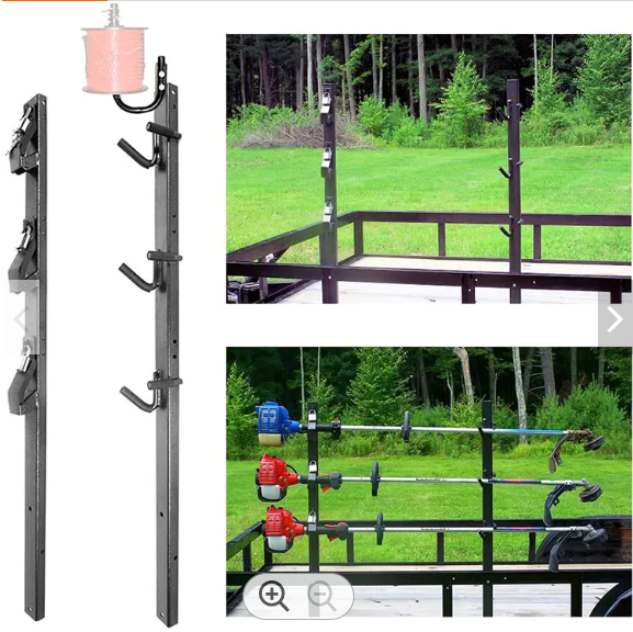 Place Weedeter aLine Holder with Locks Compatible with Enclosed Trailers Landscaping Trucks Trimmer Rack Fit for Open Landscape