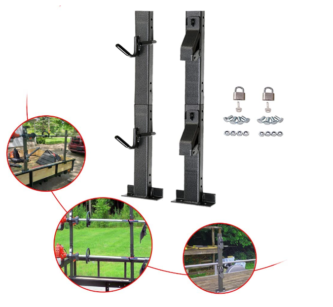 Place Weedeter aLine Holder with Locks Compatible with Enclosed Trailers Landscaping Trucks Trimmer Rack Fit for Open Landscape