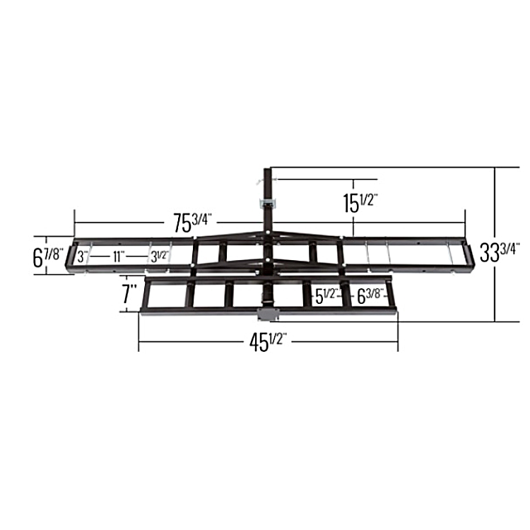 Motorcycle Trailer Carrier Motorcycle Rack Carrier Hitch Mount