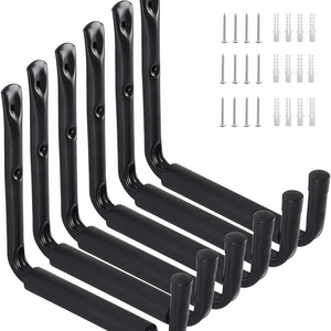 6 PCS Wall Mount Heavy Duty garage storage holder & racks  Garage Organization Hooks  Garage Storage Utility Wall Hooks