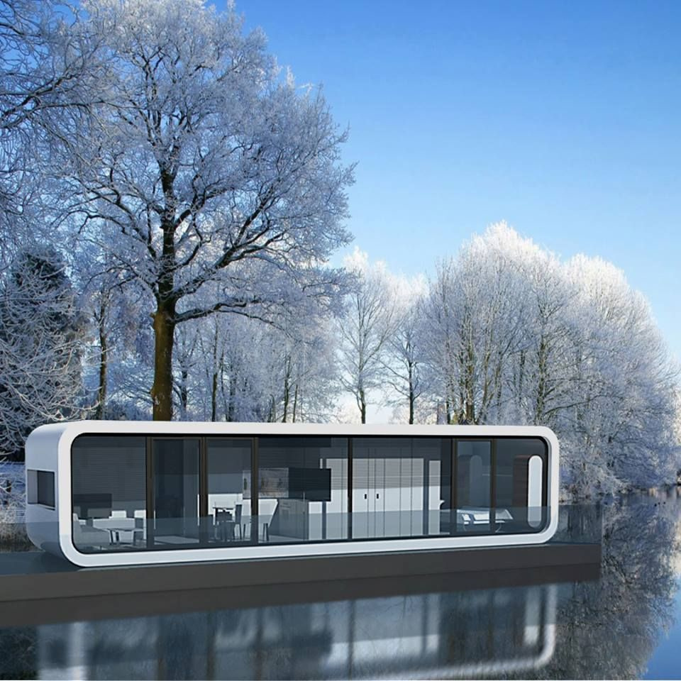 Cheap Price luxury modern modular apple cabin container house of Bottom Price prefab space capsule house