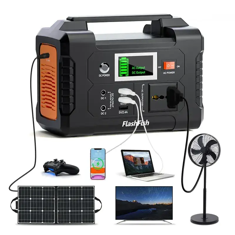 Cheap price 200W Outdoor Lithium Ion Energy System Charging Rechargeable Solar Generator Portable Power Station For Laptop