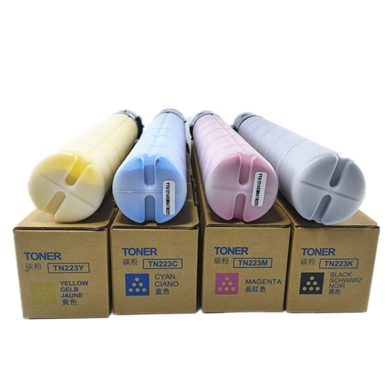 TN223 TN-223 High Quality Toner Cartridge For konica minolta bizhub BH C226 C266 c7222 c7226 Copier printer Spare parts