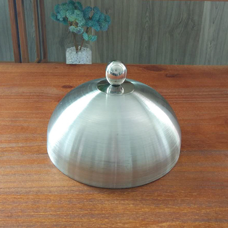 Restaurant buffet catering luxury banquet food display warmer hotel metal stainless steel beef steak dome dish plate food cover