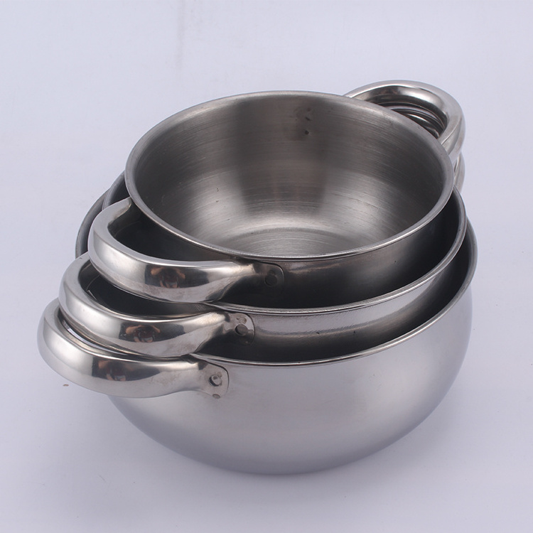 3Pcs Cooking Pot Cookware Set With Stainless Steel Lid African Pot Cheap Price Cookware Set soup pot kitchen