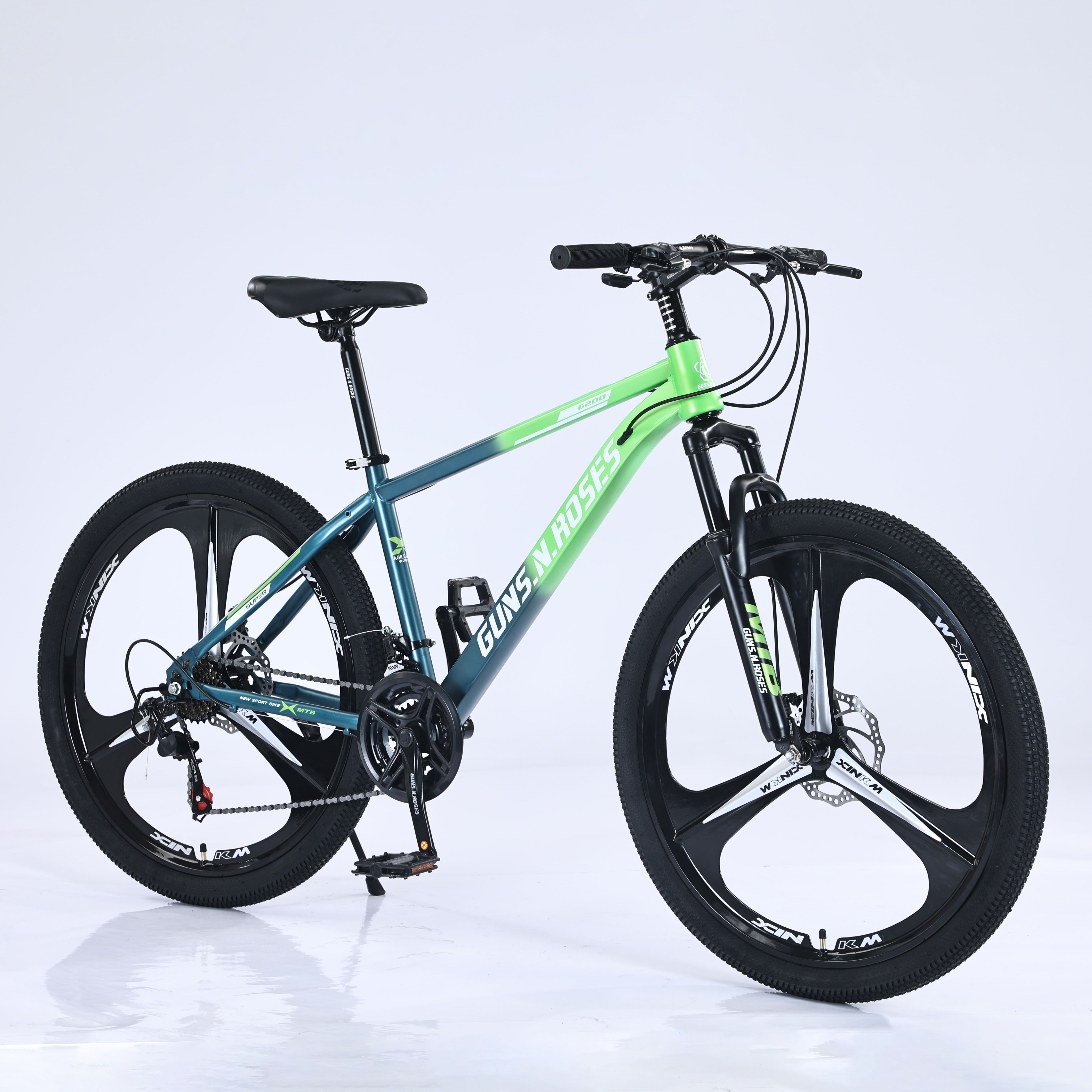 Wholesale high quality 21 24 27 speed folding bicycle aluminum alloy mountain bike