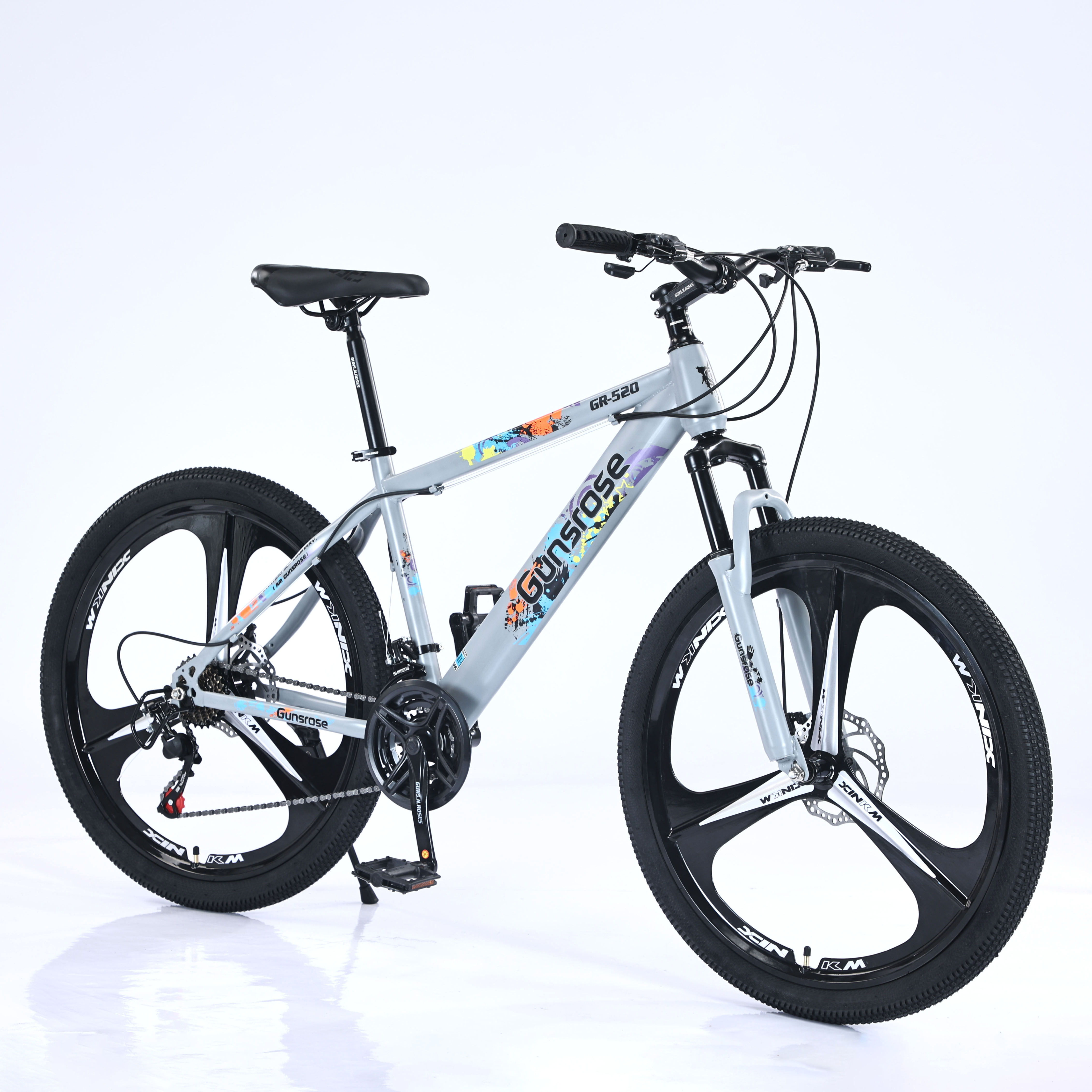 Factory Direct sales aluminum alloy mountain bike off road bicycles variable speed shock absorption folding bicycle for adults