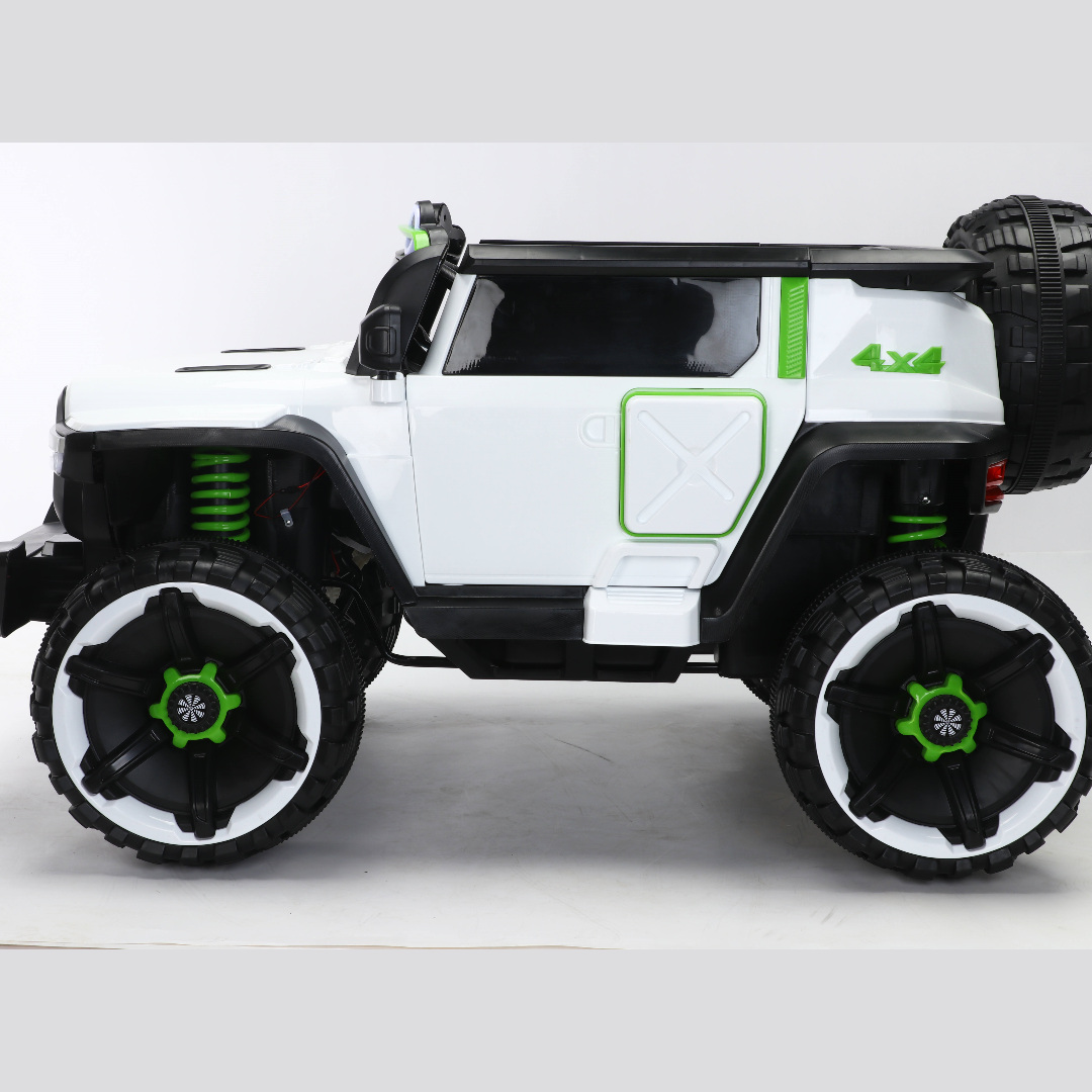 Unisex Children's Dual Drive Power Four-Wheel Off-Road Electric Vehicle Remote Control Battery Operated Plastic