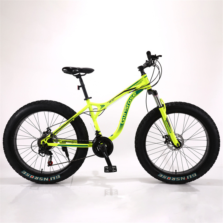 hot sale Full Suspension Fat Tyre Great Beach Cruiser 24/26*4.0 Wide Tire Snow Bike Fashion Fat Bike Snow Fat bicycles